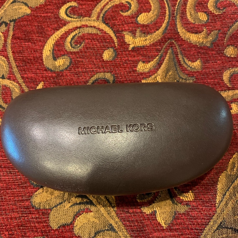 Michael Kors Brown Large Hard Case